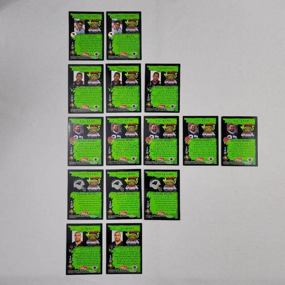 Lot Of 1994 Coca-Cola Monsters Of The Gridiron Football Trading Cards - Picture 5 of 16